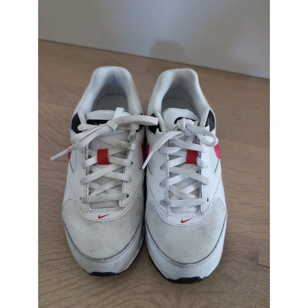 Nike Air Max Scarpa IVO (PS) 579996 101 Size 2Y White Sneakers Laces Kids